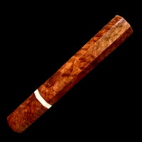 Custom Japanese Knife handle (wa handle) for 165-210 mm - Bubinga and faux ivory