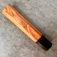 Custom Japanese Knife handle (wa handle) for 165-210mm : Honduran Rosewood and horn