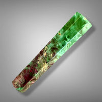 Custom Japanese Knife handle (wa handle) for 165-210 mm: Dyed box elder burl