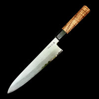 Custom Nakagawa B1 Damascus Gyuto 240mm - Tasmanian Blackwood and horn