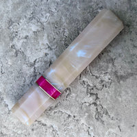 Custom Japanese Knife handle (wa handle) for 165-210mm - Blue pearl and pink