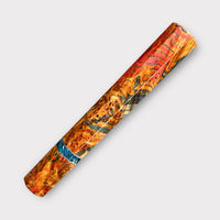 Custom Japanese Knife handle (wa handle) for 240-260 mm - Dyed maple burl