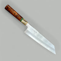 Tadokoro x Tanaka Aogami Super Gyuto 240 Tall Kiritsuke - Desert Ironwood Burl