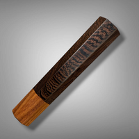 Custom Japanese Knife handle (wa handle) for 165-210 mm: Wenge and Morado
