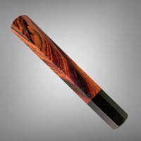 Custom Japanese Knife handle (wa handle) for 165-210 mm: Extra nice Cocobolo and horn