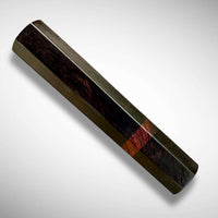 Japanese Knife handle (wa handle) for 165-210 mm : African Blackwood and cocobolo