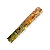Custom Japanese Knife handle (wa handle) for 165-210 mm : Dyed maple burl