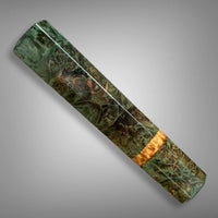Custom Japanese Knife handle (wa handle) for 165-210 mm: Maple Burl and Amboyna burl