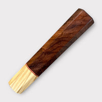 Custom Japanese Knife handle (wa handle) for 165-210mm: Yucatán rosewood and olive wood