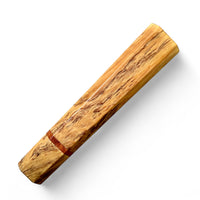 Custom Japanese Knife handle for 240mm - Spalted Tamarind and bubinga