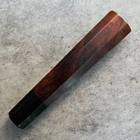 Hanoi Made Custom Japanese Knife handle (wa handle) for 240 : Siamese Rosewood and horn