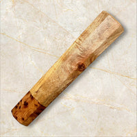 Custom Japanese Knife handle for 240mm - Spalted Sycamore and Thuya Burl