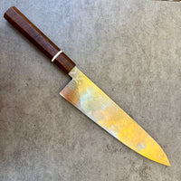 Custom Mert Tansu SG2 Damascus Gyuto 260 mm - Western Myall