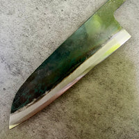 Hatsukokoro Komugei Ironclad Blue 1 Santoku 165mm mm - Blade Only