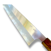 Tadokoro x Tanaka Aogami Super Gyuto 240 Tall Kiritsuke - Desert Ironwood Burl