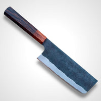 Custom Shiro Kamo AS Kurouchi TALL Nakiri 165mm - East India Rosewood