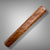 Custom Japanese Knife handle (wa handle) for 240mm : Curly Black Mesquite