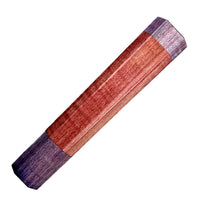 Custom Japanese Knife handle (wa handle) for 240mm : Dyed curly maple - purple and red