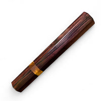 Custom Japanese Knife handle (wa handle) for 165-210 mm: Mexican Kingwood and Karelian Birch
