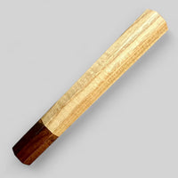 Custom Japanese Knife handle (wa handle) for 240 mm - American Chestnut and Koa