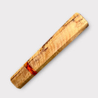 Custom Japanese Knife handle (wa handle) for 240-260 mm - Spalted curly Mango