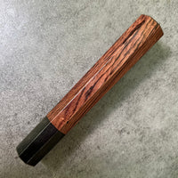 Custom Japanese Knife handle (wa handle) for 165-210mm : Nice Honduran rosewood and buffalo horn