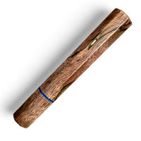 Custom Japanese Knife handle (wa handle) for 165- 210mm : Dyed spalted tamarind