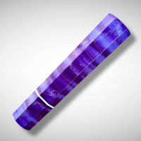 Custom Japanese Knife handle (wa handle) for 165-210 mm: Dyed curly maple purple