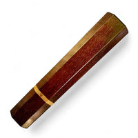 Custom Japanese Knife handle (wa handle) for 165-210 mm: Katalox and Birds Eye maple