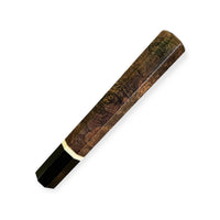 Japanese Knife handle (wa handle) for 240-260mm : Spalted maple and horn