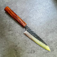 Custom Masakage Koishi AS Petty 120 - Figured Siamese Rosewood