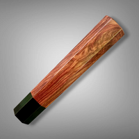 Custom Japanese Knife handle (wa handle) for 240-260mm : Siamese Rosewood and Buffalo horn