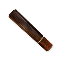 Custom Japanese Knife handle (wa handle) for 165-210 mm: East Indian Rosewood with Honduran Rosewood