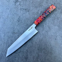 Custom Nakagawa Satoshi Ginsan 3 Kiritsuke 210mm - Cosmic fire