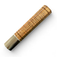 Japanese Knife handle (wa handle) for 240-260 mm : Koa and striped horn