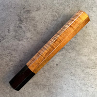 Custom Japanese Knife handle (wa handle) for 165-210 mm : Tasmanian Blackwood and horn
