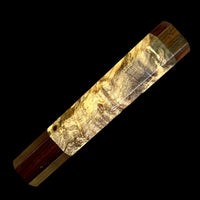 Custom Japanese Knife handle (wa handle) for 240-260 mm - Buckeye and Macassar ebony
