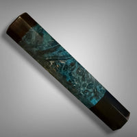 Custom Japanese Knife handle (wa handle) for 240 mm: Maple burl and buffalo horn | Sugi Cutlery
