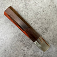 Hanoi Made Custom Japanese Knife handle (wa handle) for 210mm : Siamese Rosewood and Marbled horn