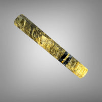Japanese Knife handle (wa handle) for 240 mm : Dyed Box elder burl