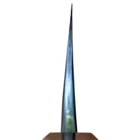 Custom Hatsukokoro Nigara Ryusui B2 Damascus Tsuchime Gyuto 240 mm - Maple Burl and desert ironwood burl