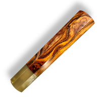 Japanese Knife handle (wa handle) for 240-260 mm : Cocobolo and blonde