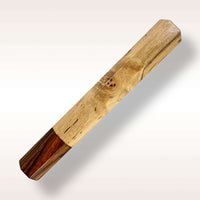 Custom Japanese Knife handle (wa handle) for 165-210 mm: Spalted Sycamore and desert ironwood