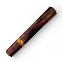 Custom Japanese Knife handle (wa handle) for 165-210 mm: Mexican Kingwood and Karelian Birch