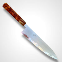 Sugi Fujiwara Myojin 240 mm Ironclad Aogami Super - Cocobolo burl