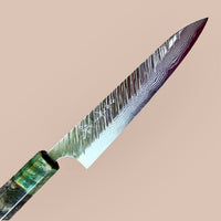 Custom Yu Kurosaki Fujin VG10 150 mm chef petty/utility - Buckeye burl