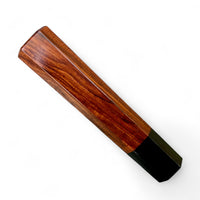 Custom Japanese Knife handle (wa handle) for 165-210 mm: Very nice curly Siamese rosewood and horn