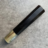 Hanoi Made Custom Japanese Knife handle (wa handle) for 240 : Siamese Rosewood and mabled horn