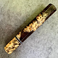 Custom Japanese Knife handle (wa handle) for 240mm - Dyed Canadian Yellow cedar hybrid