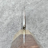 Custom Nakagawa Satoshi Ginsan 3 Kiritsuke 210mm - Koa and blonde horn